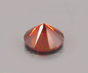 Muy raro diamante rojo natural genuino de calidad VS2 redondo de 1,8 mm - 2