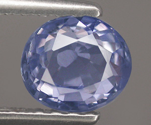 Zafiro azul natural sin tratar extremadamente raro de 0,97 ct de alta calidad