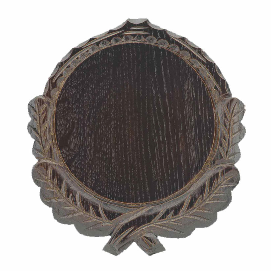 Snidad Vildsvins Trofesköld 21 cm Mörk