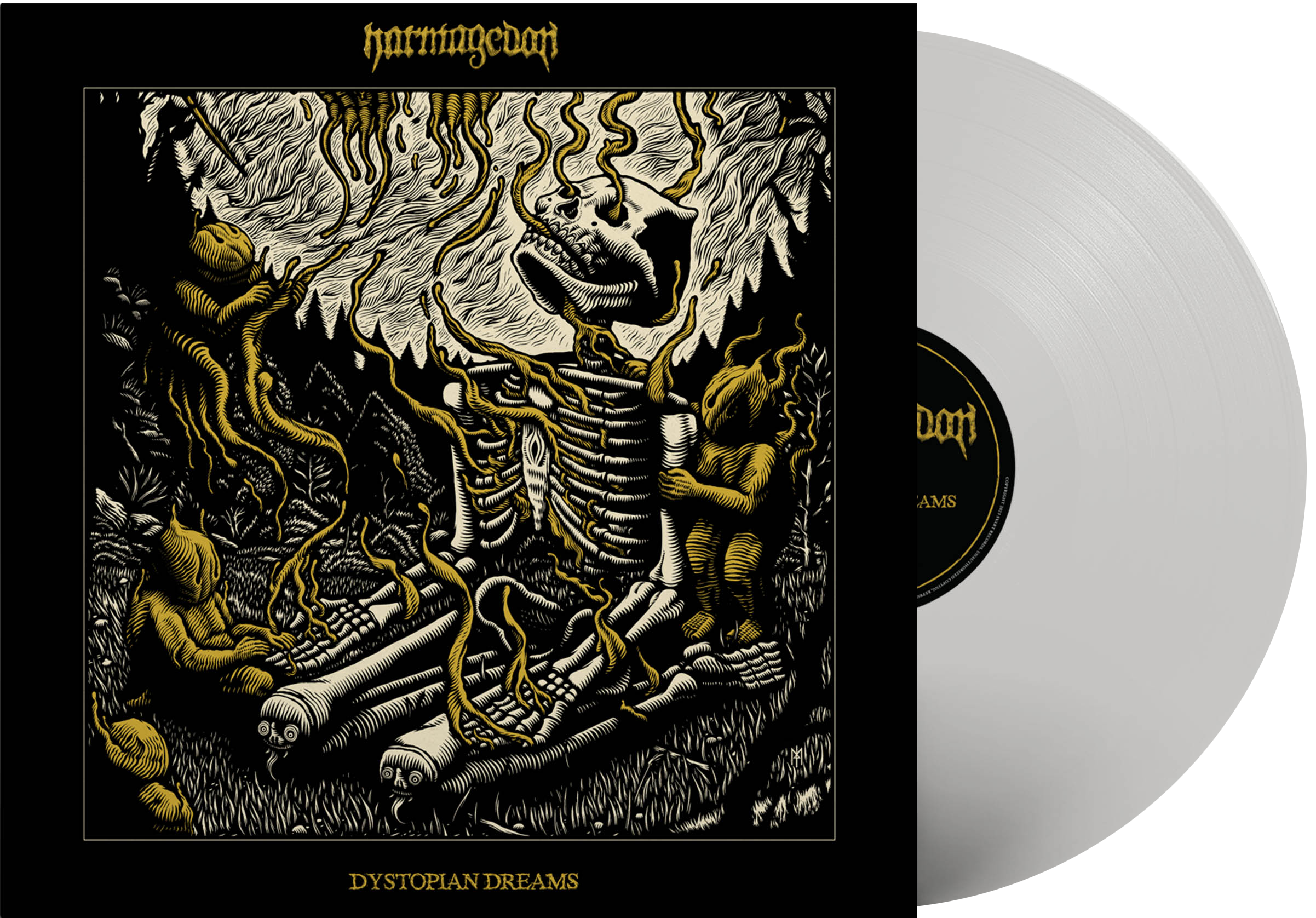 HARMAGEDON - Dystopian Dreams (CLEAR) LP