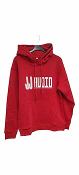 HOODIE LARGE RÖD