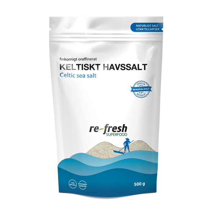 Keltiskt havssalt Celtic sea salt finkornigt 500g