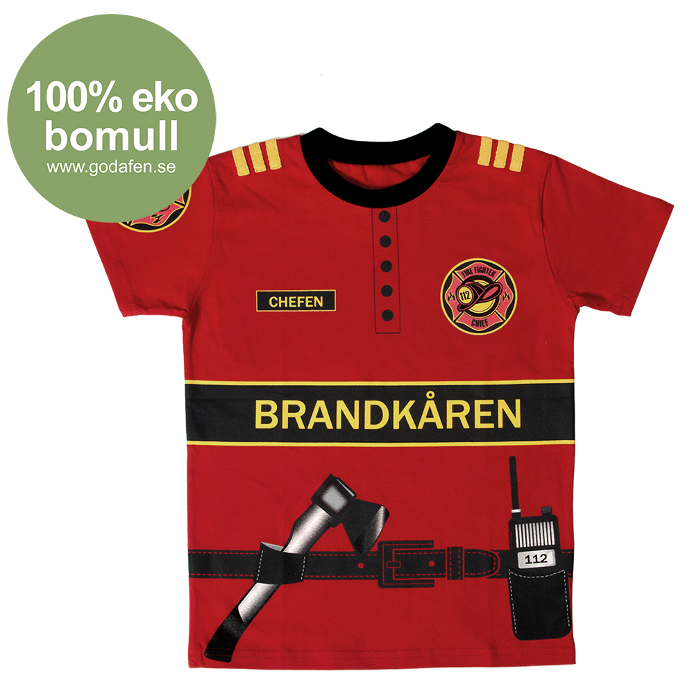 T-shirt Brandbekämpare ekologiskt bomull
