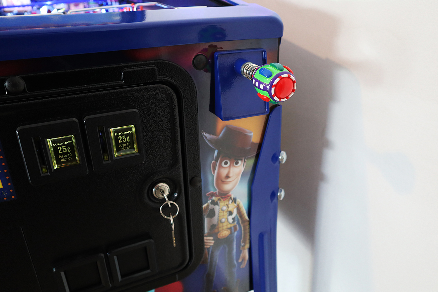 Jersey Jack Pinball Toy Story 4 Sculpted Shooter Rod Free Play