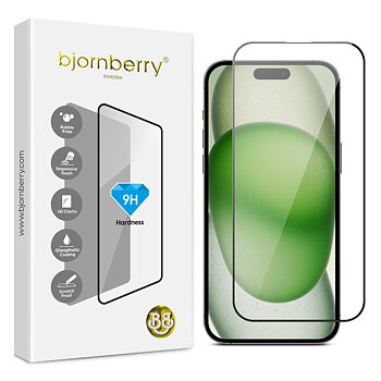 Bjornberry iPhone 15 - Tempered Glas Screen Protector
