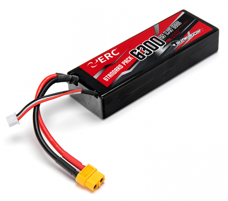Li-Po Battery 2S 7,4V 6300mAh 100C Hard XT60 contact