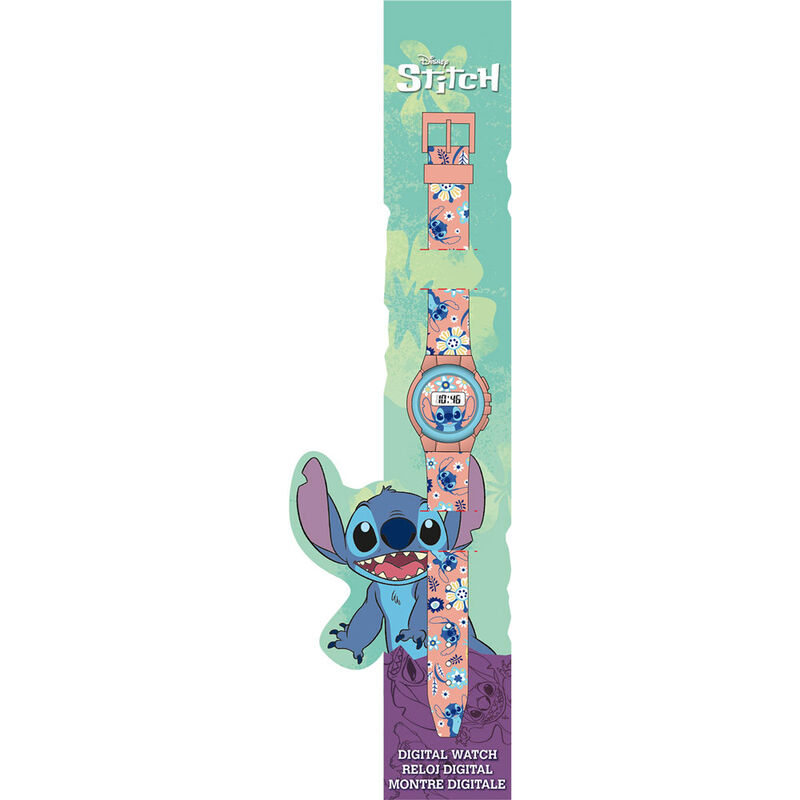 Stitch Disney Barnklocka Digital Armbandsklocka