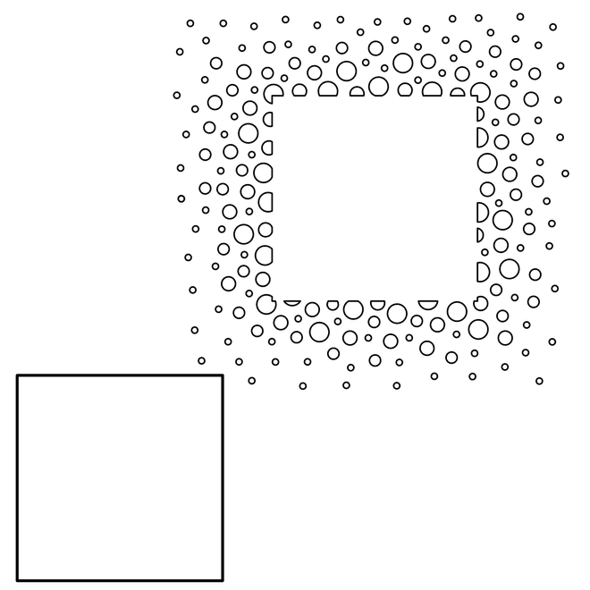 WOW! Stencil - Confetti Square