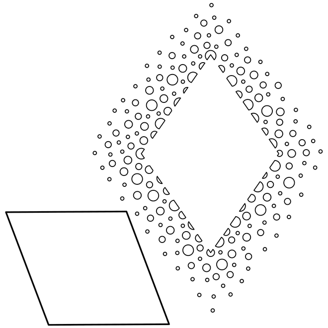 WOW! Stencil - Confetti Diamond