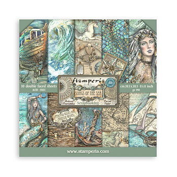 PP 8x8 Stamperia -Songs of the Sea