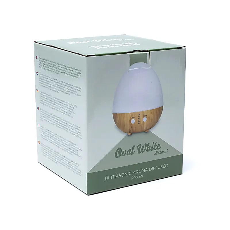Aroma diffuser Oval vit naturlig USB - 3