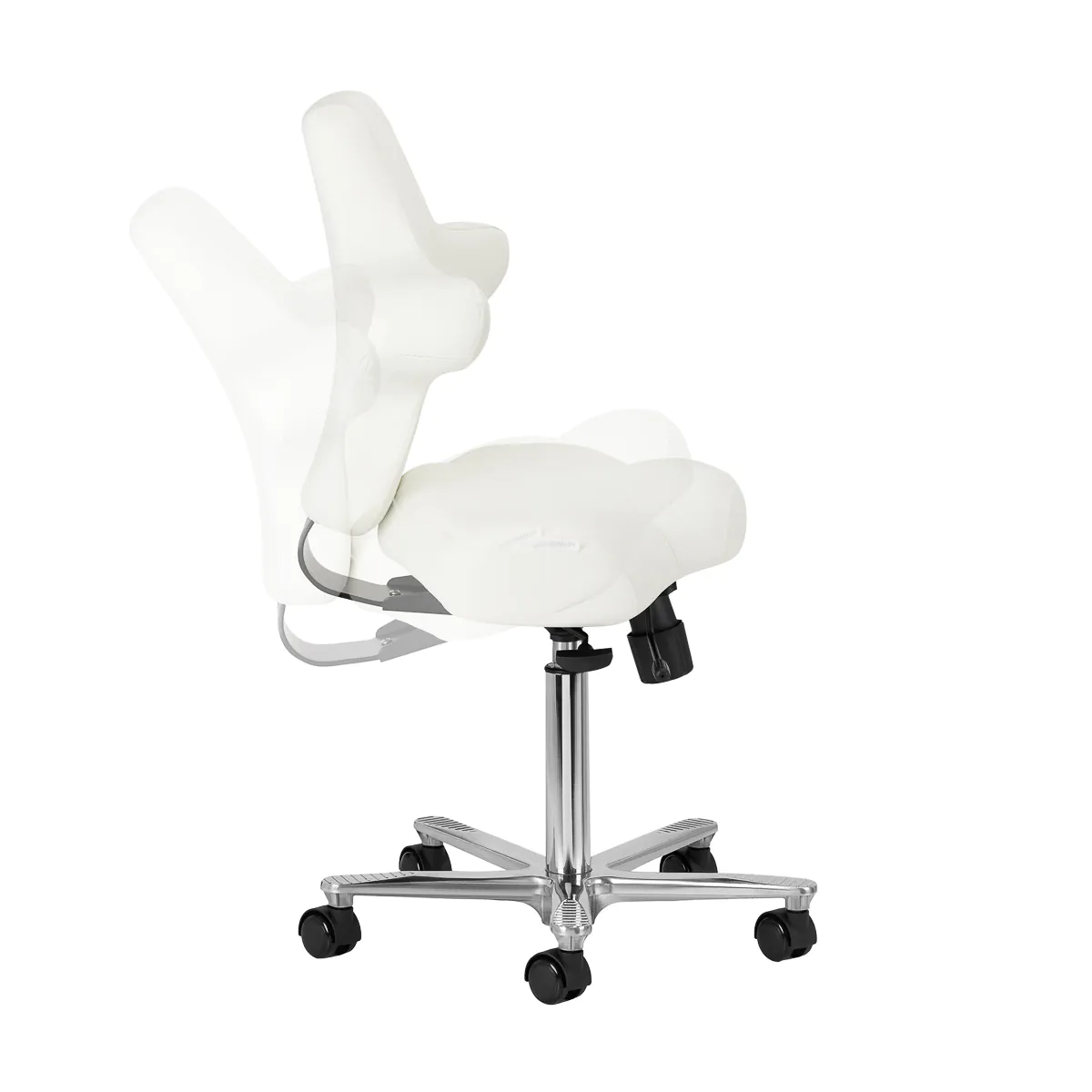 Plus ergonomisk kontorsstol, vit - 4