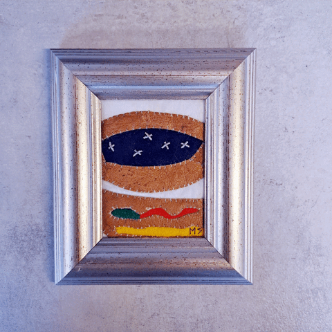 Tavla Tjáhtje- Vatten, Samisk konst och hantverk, Silverram, Jokkmokk design, M Svonni