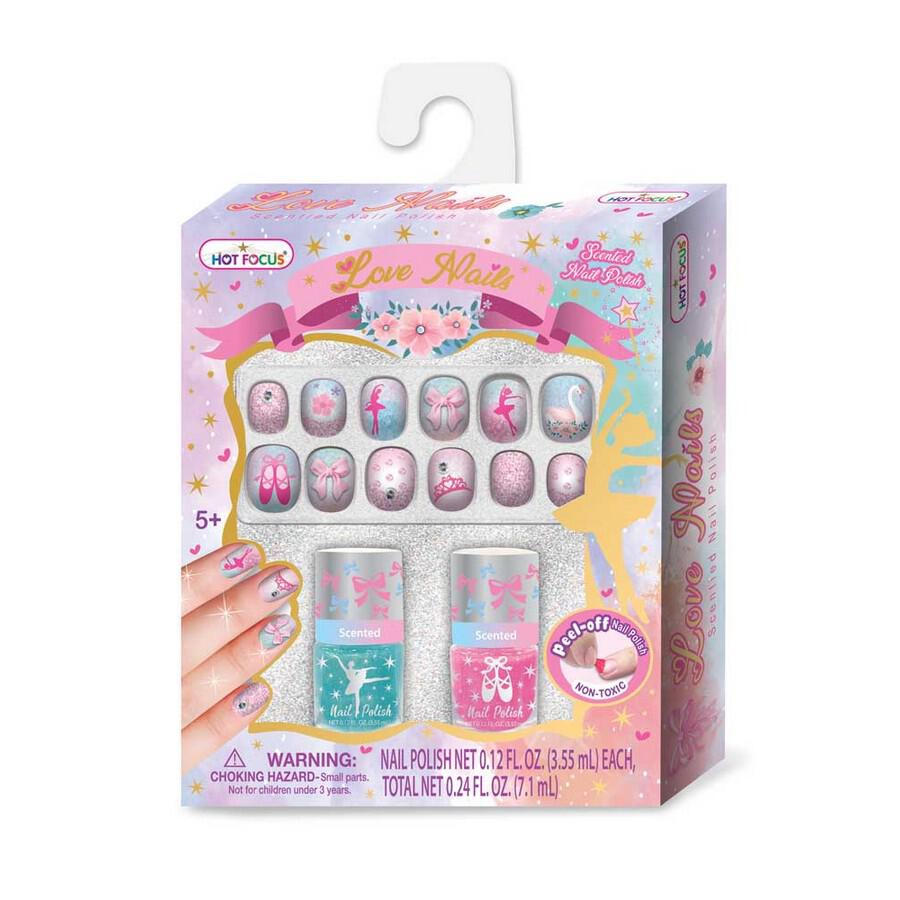 Hot Focus Love Nails med Nagellack