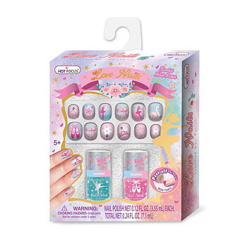 Hot Focus Love Nails med Nagellack