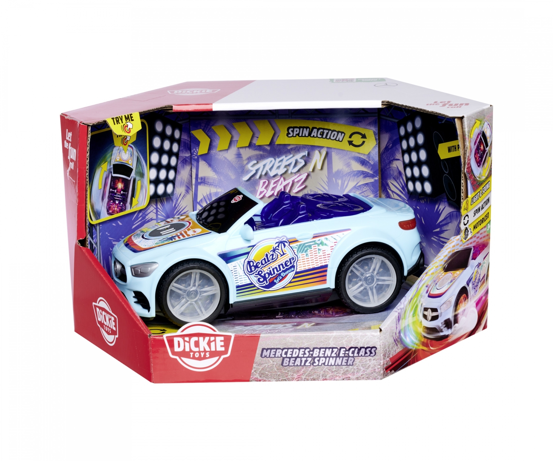 Dickie Toys Dansande Mercedes-Benz E-Class Beatz Spinner