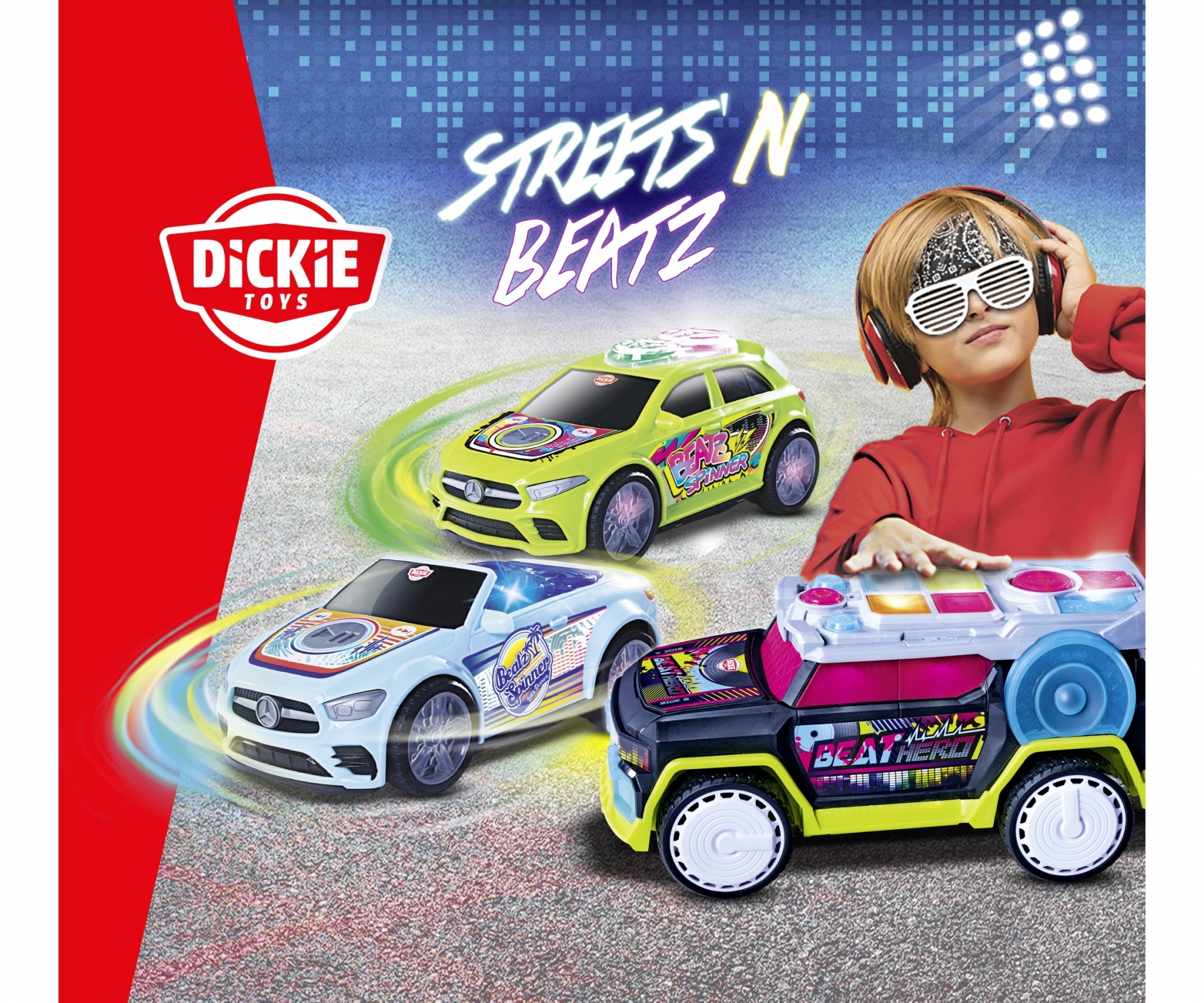Dickie Toys Dansande Mercedes-Benz E-Class Beatz Spinner - 2