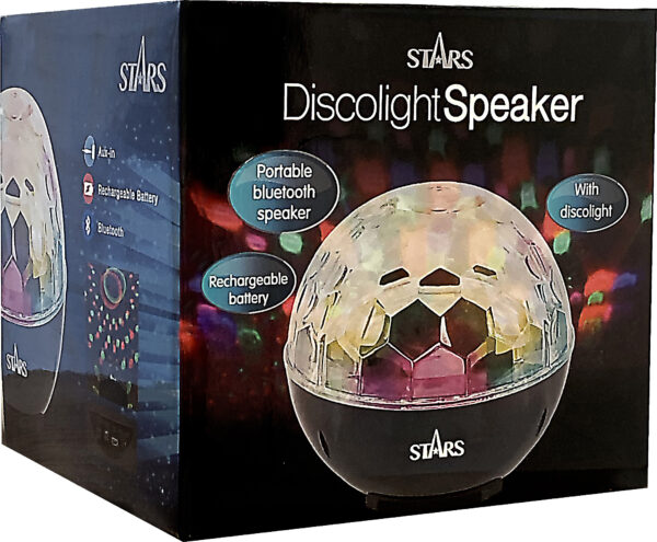 Disco Ball med Bluetooth Speaker