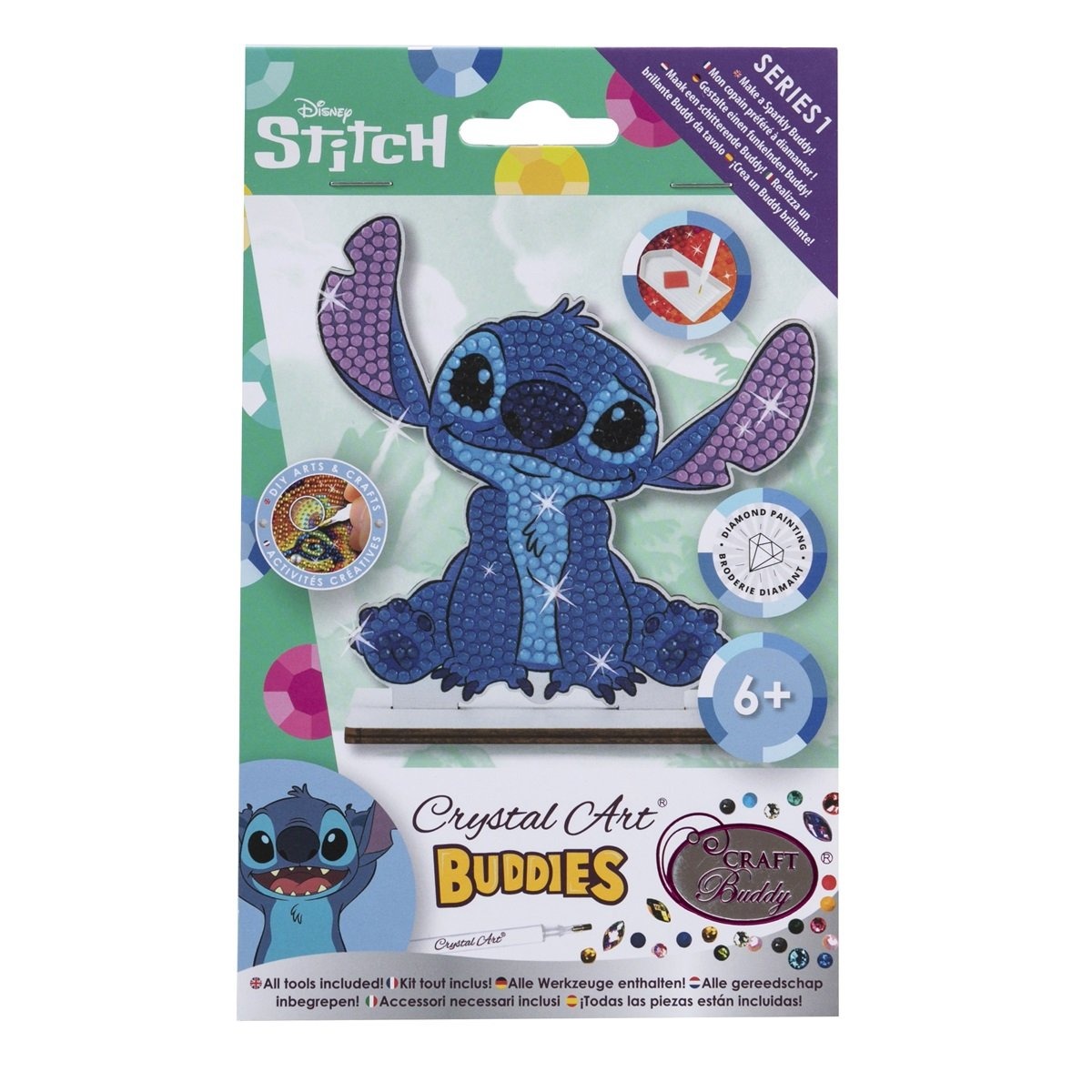 Crystal Art Buddies Stitch - Toysforever