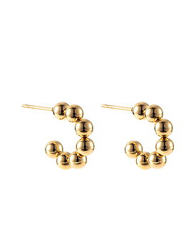 By Jolima Ball hoop, small gold 