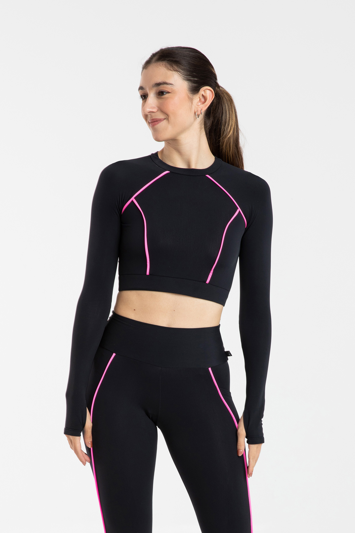 Croptop i microfiber