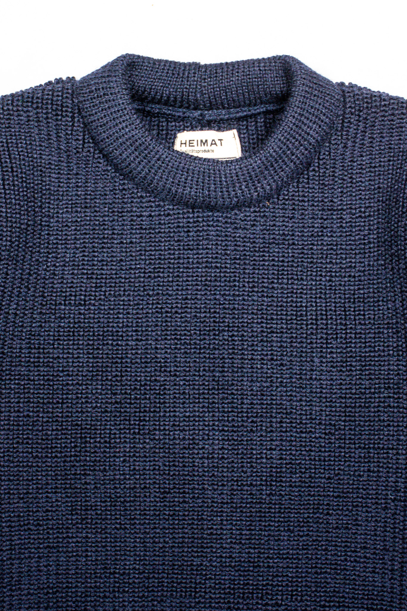 Heimat - Rundhals Wool Sweater Ink - 3