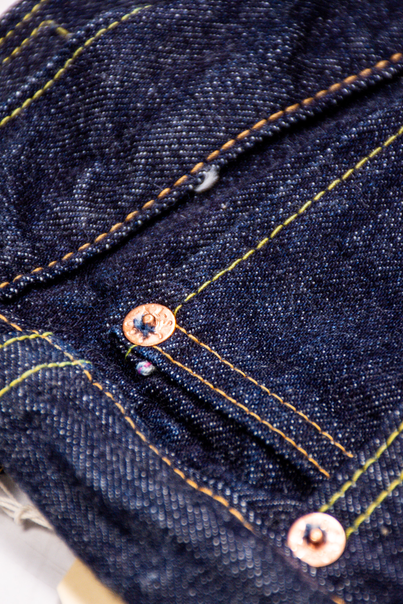 Sugar Cane - SC42021A 2021 Model Slim Tapered Jeans 14,25 oz - 7