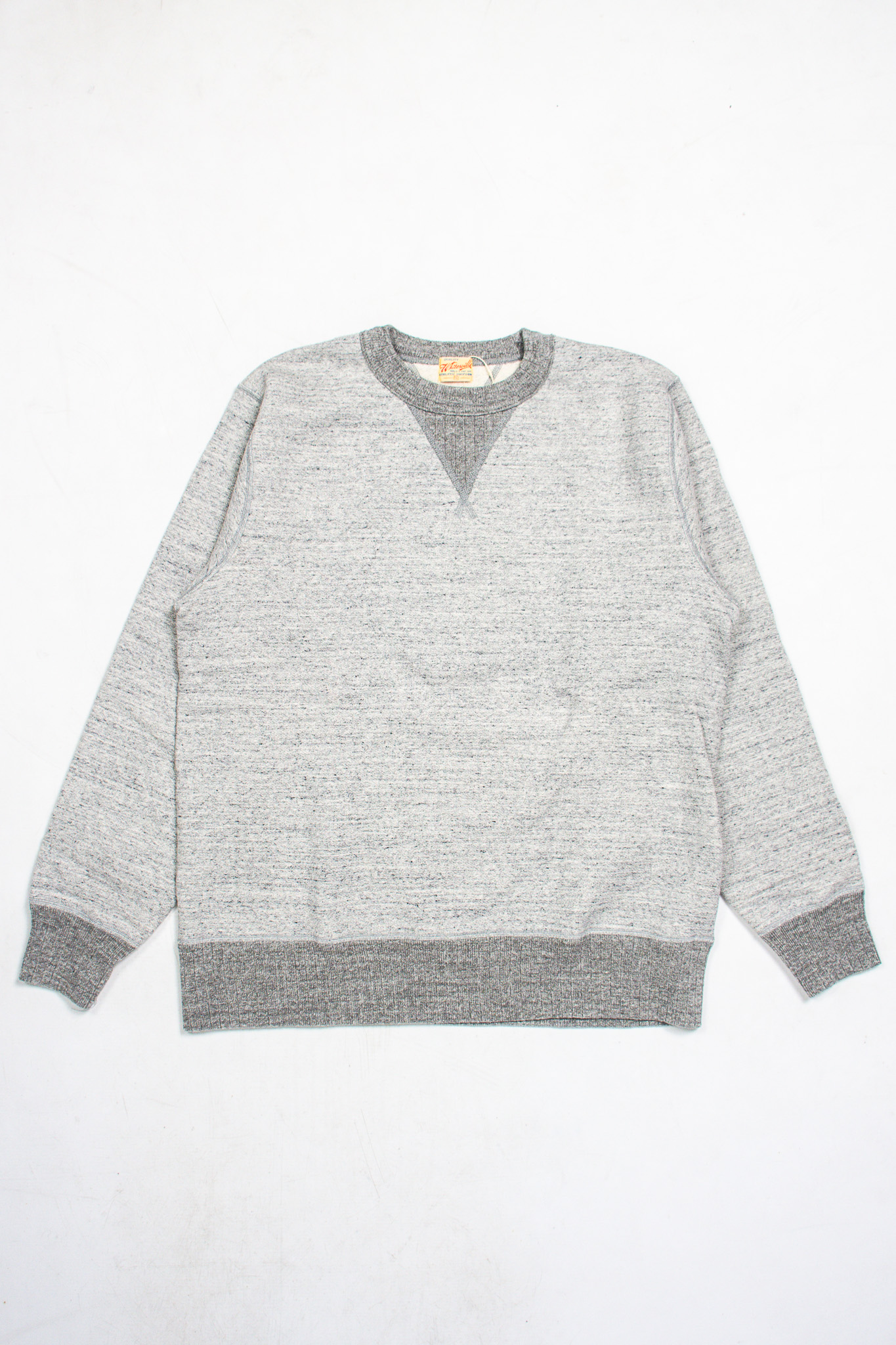 Whitesville - Heavyweight Loop-wheeled Sweatshirt Heather Grey - 2