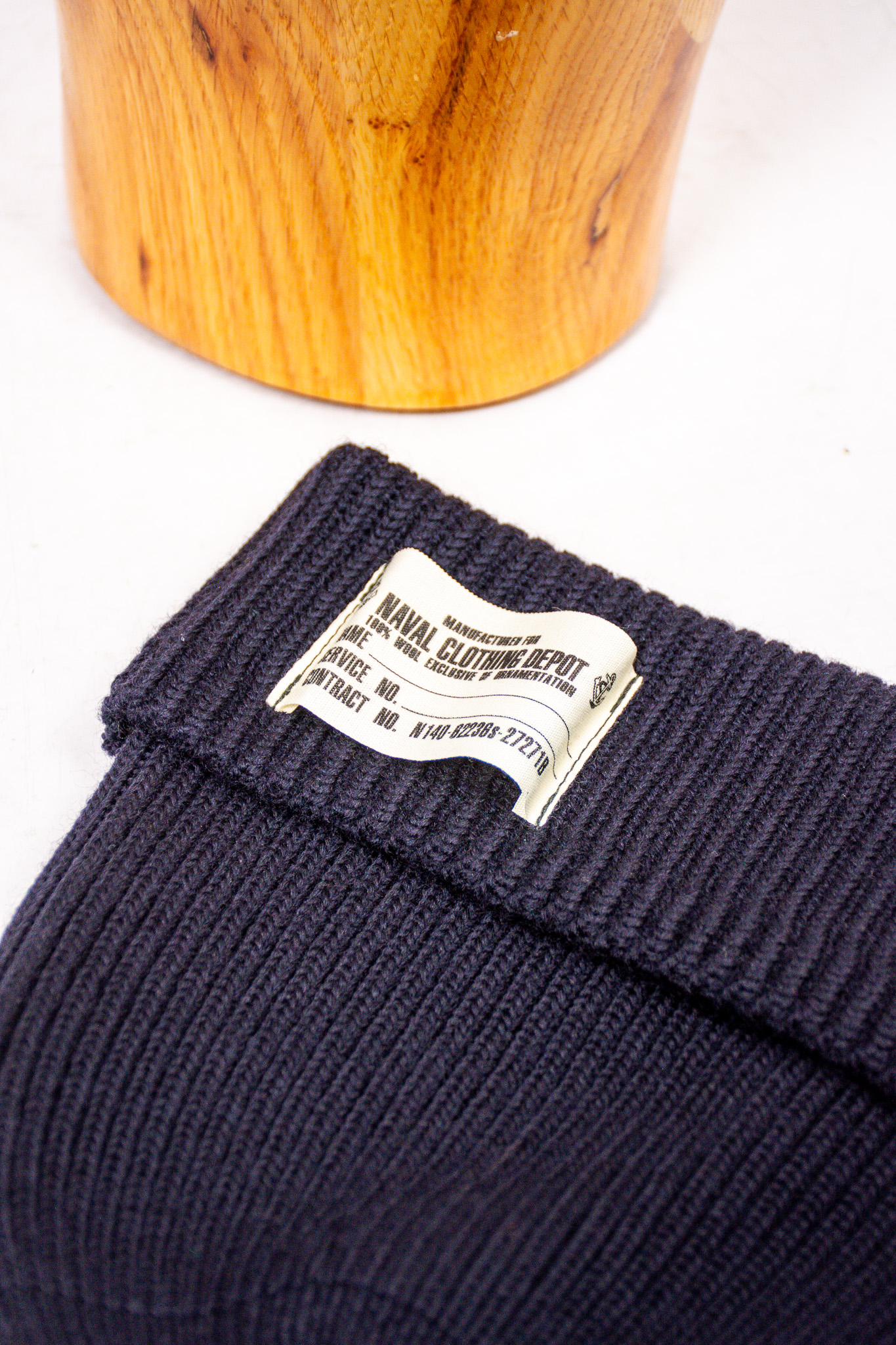 Buzz Rickson’s - U.S.N Watch Cap Wool Navy - 3