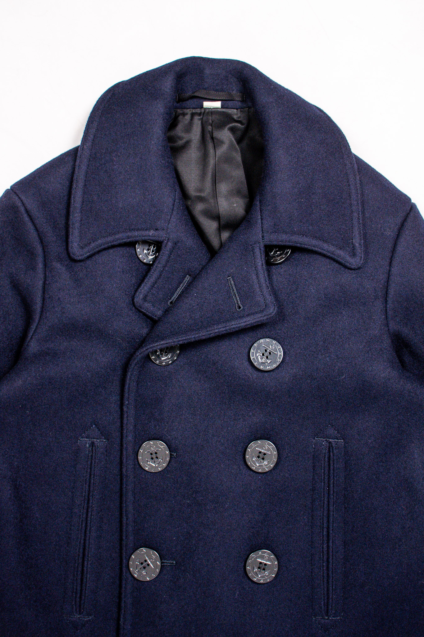 Buzz Rickson's - U.S.N Pea Coat Wool Navy - 4