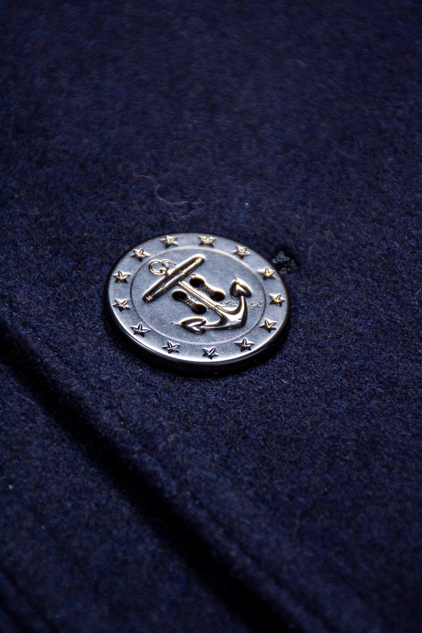 Buzz Rickson's - U.S.N Pea Coat Wool Navy - 5