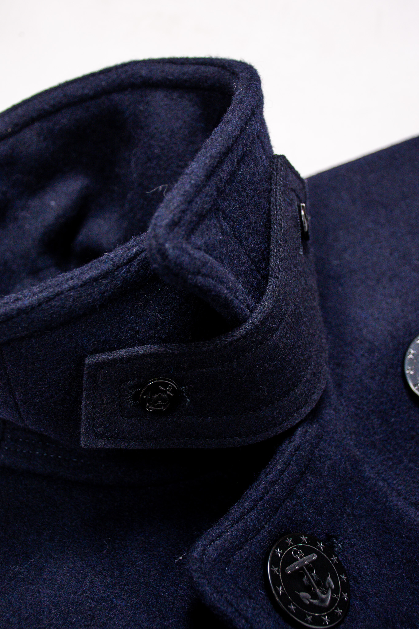 Buzz Rickson's - U.S.N Pea Coat Wool Navy - 8