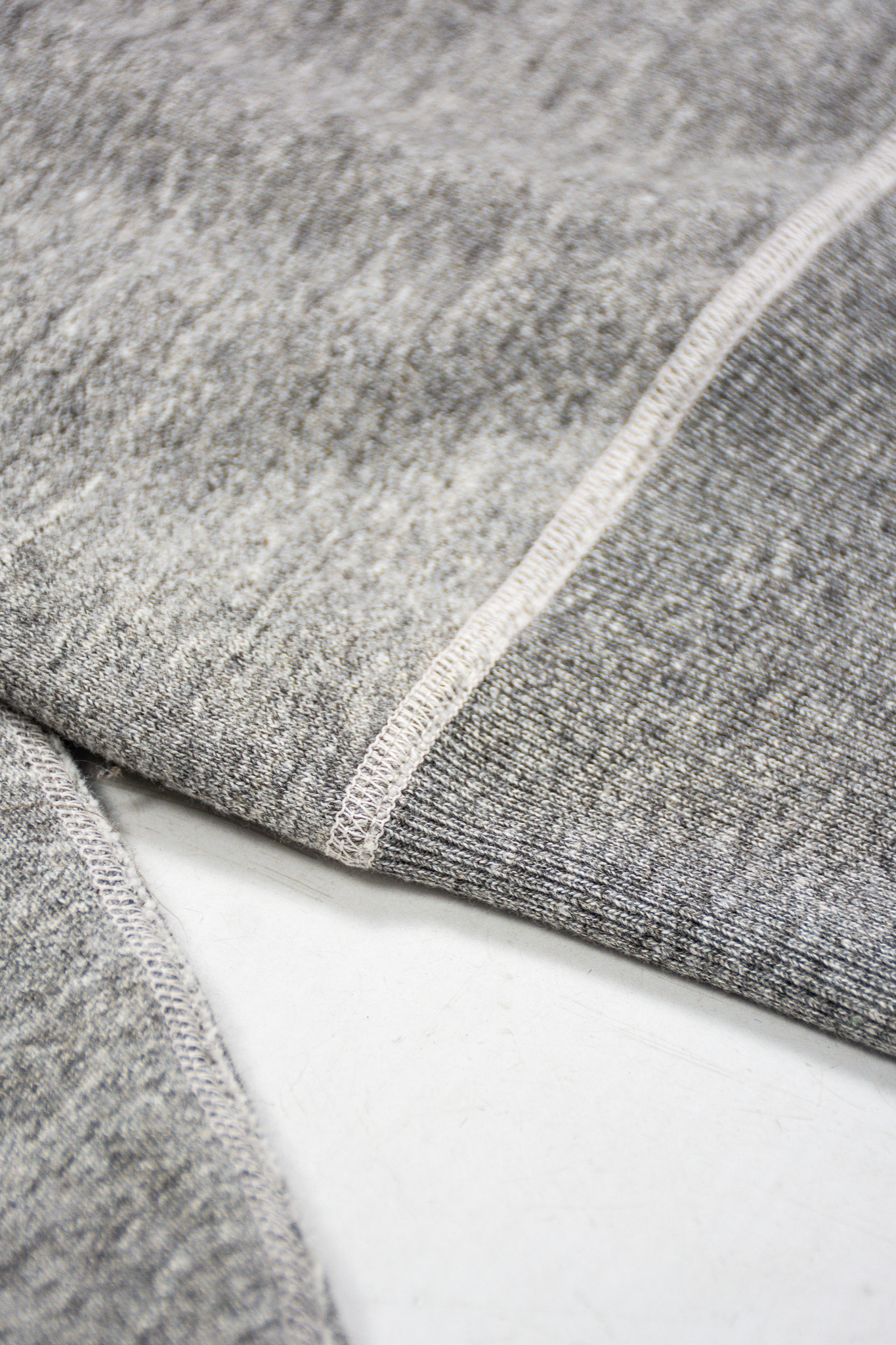 Buzz Rickson's - Loopwheeled Plain Sweatshirt Heather Grey - 4