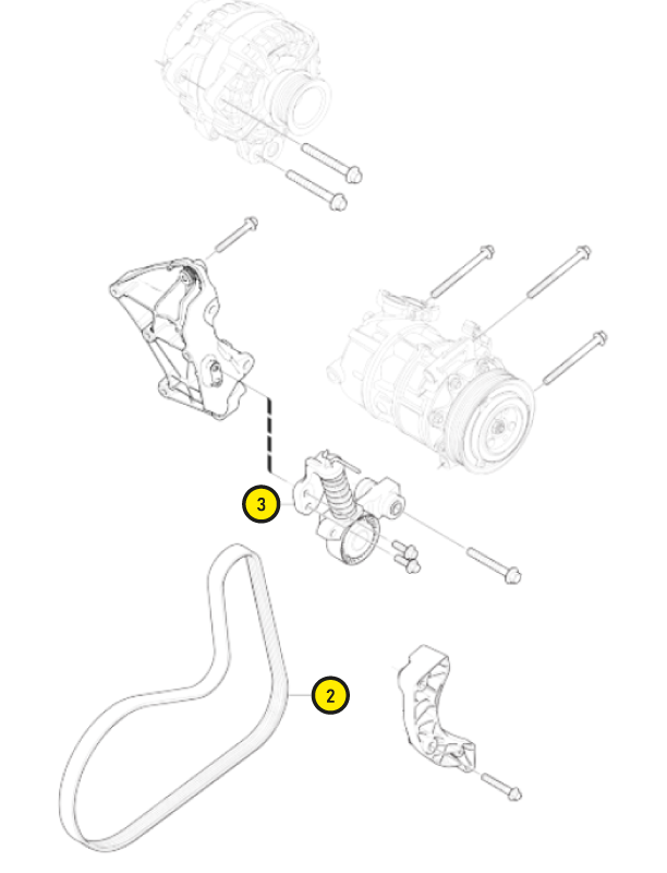 Drive belt kit - 2