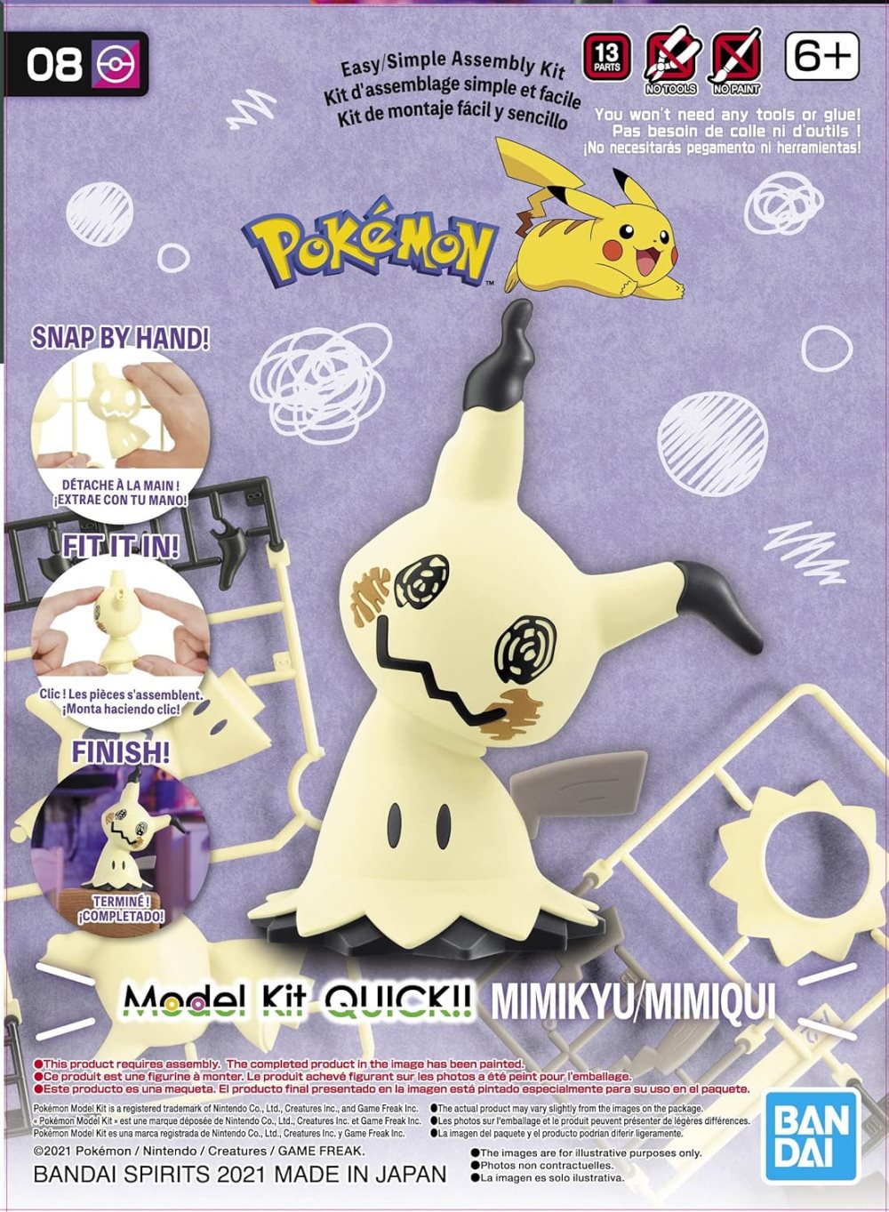 Pokemon Mimikyu Quick Model Kit