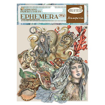 Stamperia Die cuts Ephemera  -Songs of the Sea mermaids