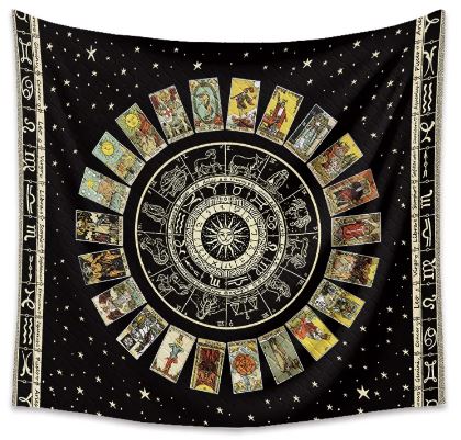 Mini  Altarduk  / Väggbonad - Tarot Mandala