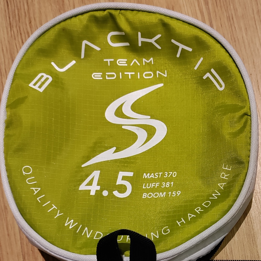 Begagnat vindsurfingsegel 4.5 Simmer Black Tip Team Edition 2023  - 3