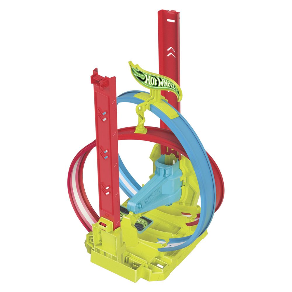 Hot Wheels Action Neon Laser Stunt Slamway - 4