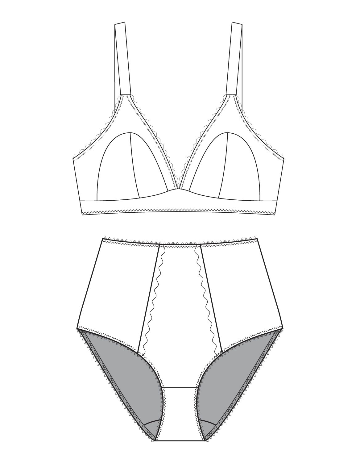 Willow Soft Bra Cup 30-40 Smaller cups - PDF pattern - 6