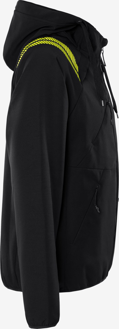 Softshelljacka Med Huva 7461 BON Svart - 4