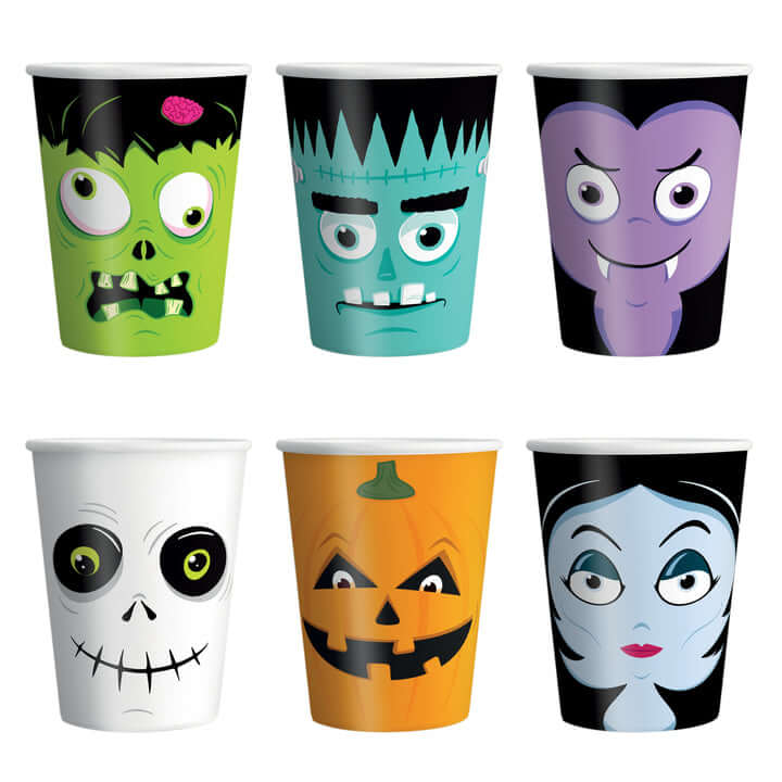Halloween Pappersmuggar Monsters