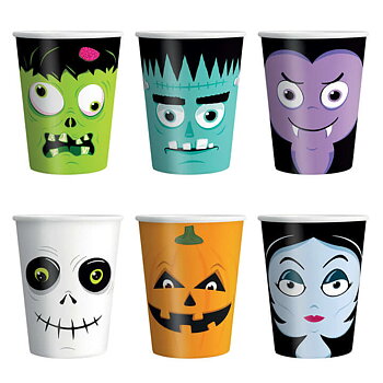 Halloween Pappersmuggar Monsters