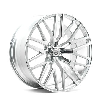 22" AXE WHEELS EX30 - GLOSSY SILVER POLISHED