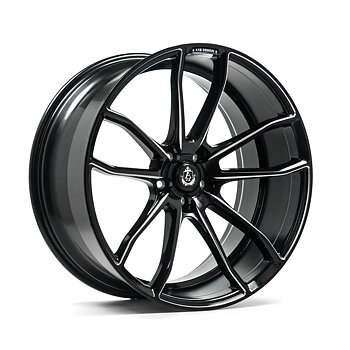 22" AXE WHEELS EX33 - GLOSSY BLACK CHAMFERED