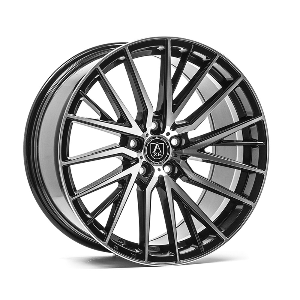 22" AXE WHEELS EX40 - GLOSSY BLACK POLISHED