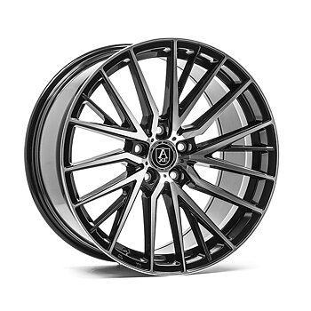 22" AXE WHEELS EX40 - GLOSSY BLACK POLISHED