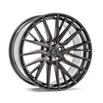 20" AXE WHEELS EX40 - GLOSSY BLACK POLISHED TINTED