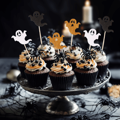 Cupcake toppers Spöke - 2