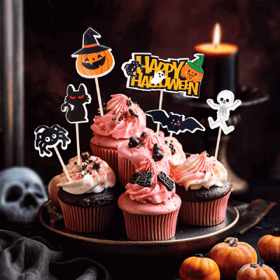 Cupcake toppers Happy Halloween - 2